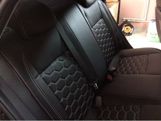 Каркасные авточехлы на Hyundai Solaris 2