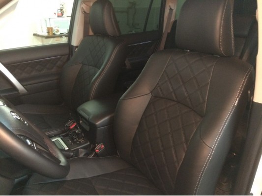 Каркасные авточехлы на Toyota Land Cruiser Prado 150 2 поколения